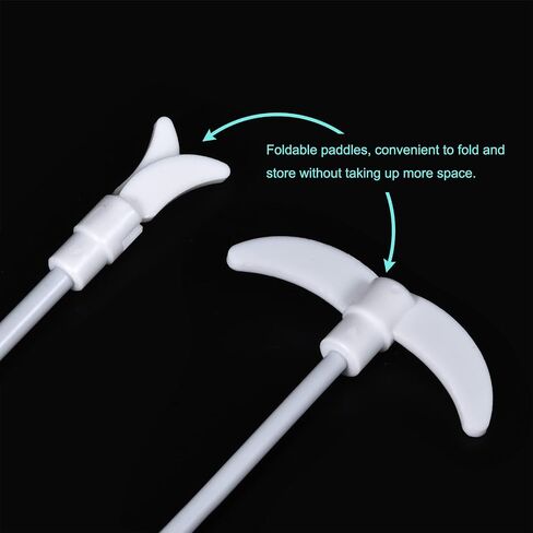 MECCANIXITY PTFE Electric Stirring Rod 620mm Length Overhead Stirrer Mixer Shaft with Foldable Paddle for Lab in Saudi Arabia