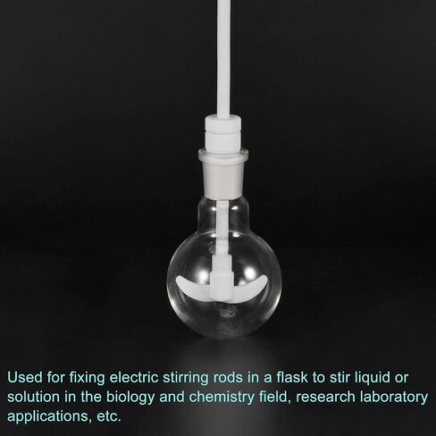 MECCANIXITY PTFE Electric Stirring Rod 620mm Length Overhead Stirrer Mixer Shaft with Foldable Paddle for Lab in Saudi Arabia