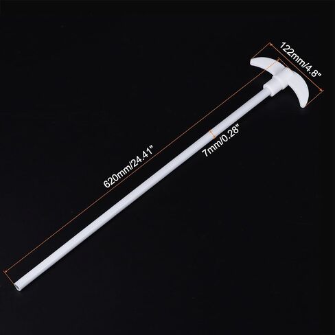MECCANIXITY PTFE Electric Stirring Rod 620mm Length Overhead Stirrer Mixer Shaft with Foldable Paddle for Lab in Saudi Arabia