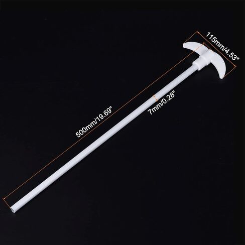 MECCANIXITY PTFE Electric Stirring Rod 620mm Length Overhead Stirrer Mixer Shaft with Foldable Paddle for Lab in Saudi Arabia