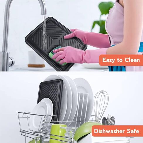 طاولة شواء كورية مزدوجة راكليت هيباتشي شواية كهربائية داخلية 2 في 1 لوحة شواء غير لاصقة وحجر طهي من الرخام الطبيعي، درجة حرارة قابلة للتعديل مع 8 مقالي و8 ملاعق خشبية in Kuwait