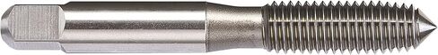 YG-1 Z9 Series Vanadium Alloy HSS Roll Form Tap with Oil Groove, Uncoated (Bright) Finish, Round Shank with Square End, Bottoming Chamfer, M5-0.8 Thread Size, D7 Tolerance in Saudi Arabia