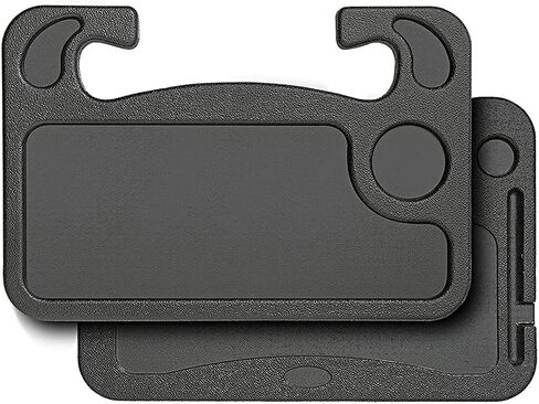 مكتب سيارة مقود السيارة | 2 في 1 مكتب سيارة عجلة القيادة | طاولة طعام للسيارة | مكتب سيارة متعدد الوظائف، مكتب كمبيوتر للسيارة، مناسب لمعظم عجلة قيادة المركبات (عبوة واحدة) in Kuwait