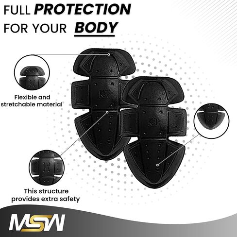 وسادة حماية معتمدة من المستوى 1 من CE (الكوع)، سترة دراجة نارية للنساء والرجال. in Kuwait