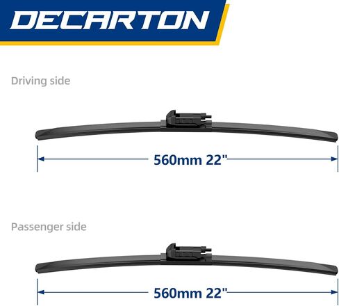 DCCARTON Wiper Blade Replacement for 2018-2023 Chevrolet Equinox/2019-2021 Chevy Blazer/2007-2012 Hyundai Santa Fe/2007-2008 Lexus RX350 Windshield Wiper Blade (Set of 2) in Saudi Arabia