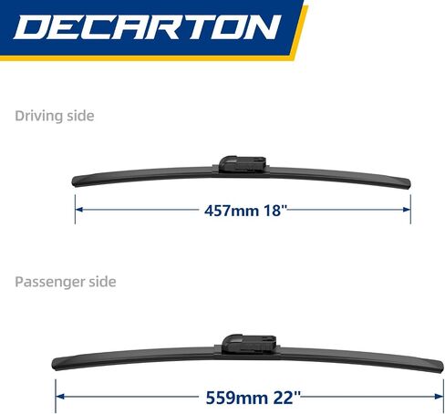 DCCARTON Wiper Blade Replacement for 2018-2023 Chevrolet Equinox/2019-2021 Chevy Blazer/2007-2012 Hyundai Santa Fe/2007-2008 Lexus RX350 Windshield Wiper Blade (Set of 2) in Saudi Arabia