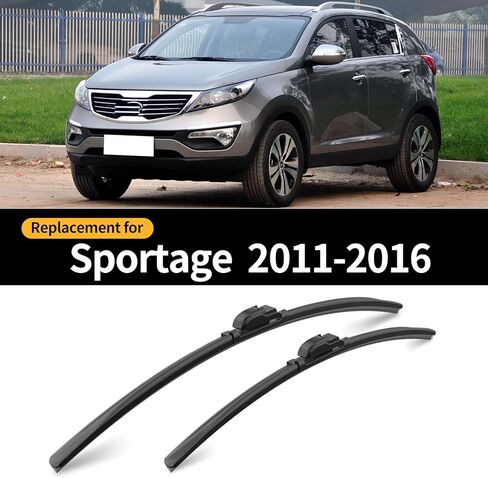 Replacement for Kia Niro 2017 2018 2019 2020 2021 2022 Front Wiper Blades-Windshield Wiper Blades Original Equipment Replacement - 26"/16" (Set of 2) U/J HOOK in Kuwait