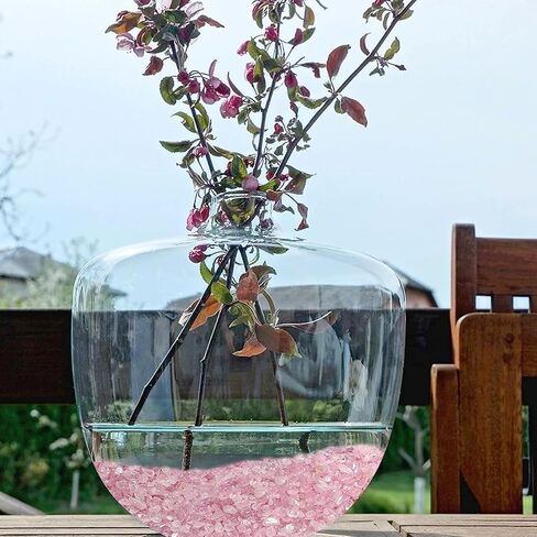 صخور زخرفية للنباتات بوعاء، حصى حوض السمك 0.44 رطل، حصى حجرية صغيرة مصقولة من الفلوريت للحرف اليدوية، حشو المزهريات، النباتات النضرة (الفلوريت) in Kuwait