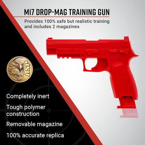 مسدس أحمر محسّن من ASP، مسدس طبق الأصل للتدريب الآمن الواقعي، مسدس تدريب على إنفاذ القانون غير قابل لإطلاق النار مع مجلات وهمية قابلة للإزالة in Kuwait