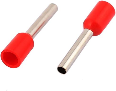 uxcell a16090300ux0327 16 AWG 1.5mm2 Insulated Cord End Wire Ferrules Terminal VE1508 Red (Pack of 1000) in Saudi Arabia