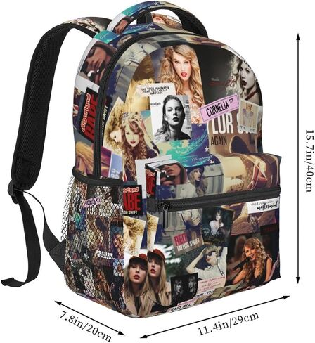 Unisex Fashion Backpack 3d Printing Multifunctional Casual Backpacks a Great Gift for Fans Who Love Music-4 in Saudi Arabia