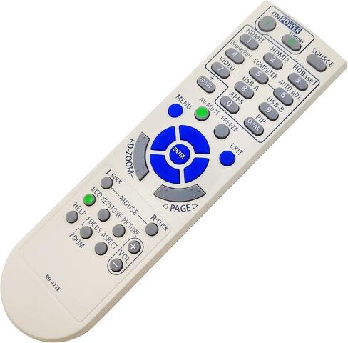 RD-469E Projector Remote Control Replacement | [INTECHING Make] For use with NEC NP-M282X M283X M302 M303WS M322 M323 M332XS M333XS M352WS M353WS M362 M363 M402 M403 ME301 in Kuwait