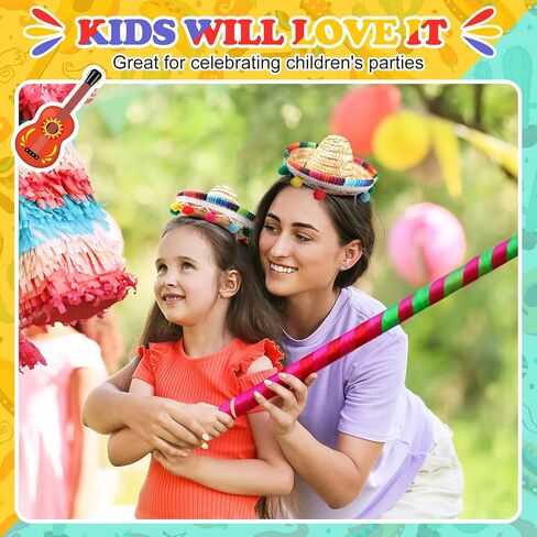 Kigeli 30 Pcs Mini Sombrero Hats 6 Inch Cinco De Mayo Fiesta Party Supplies Straw Tiny Mexican Hats Small Sombreros Hats Mexican Party Decorations for Kids Dogs Pets Fiesta Theme Birthday Party Decor in Saudi Arabia