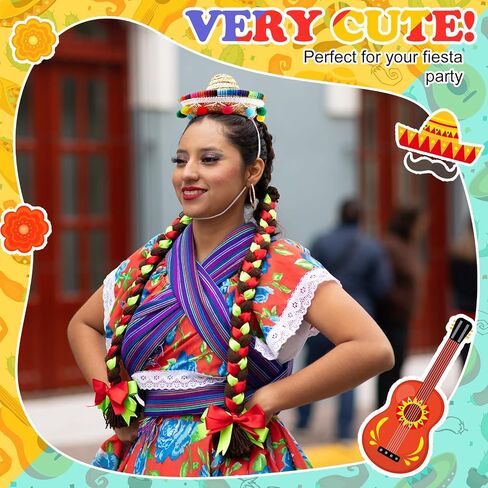 Kigeli 30 Pcs Mini Sombrero Hats 6 Inch Cinco De Mayo Fiesta Party Supplies Straw Tiny Mexican Hats Small Sombreros Hats Mexican Party Decorations for Kids Dogs Pets Fiesta Theme Birthday Party Decor in Saudi Arabia