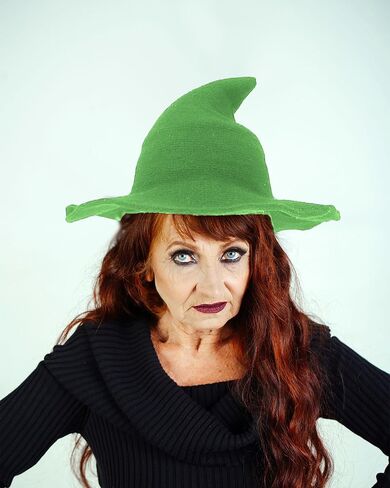 4 Pack Halloween Witch Hat Wool Witch Hats for Halloween Party Decor in Saudi Arabia