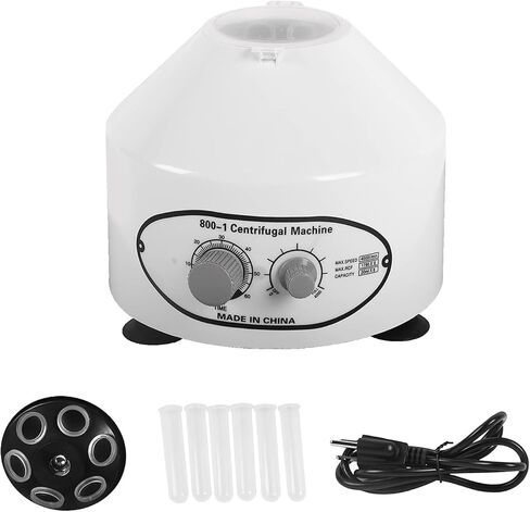 جهاز طرد مركزي للمختبر 6 × 20 مل جهاز طرد مركزي للمختبر المكتبي مع مؤقت وتحكم في السرعة لبلازما الدم PRP، 4000 دورة في الدقيقة، 110 in Kuwait