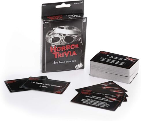 Endless Games Horror Trivia Card Game - Test Your Knowledge of Horror Pop Culture Facts with Over 200 Scary Fun Trivia Questions in Kuwait