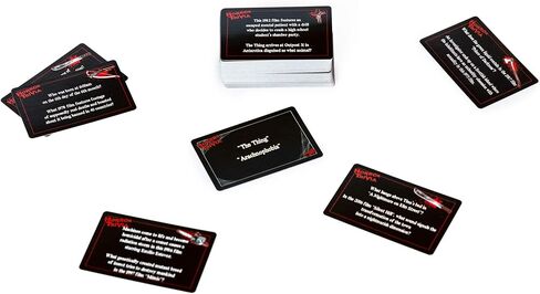 Endless Games Horror Trivia Card Game - Test Your Knowledge of Horror Pop Culture Facts with Over 200 Scary Fun Trivia Questions in Kuwait
