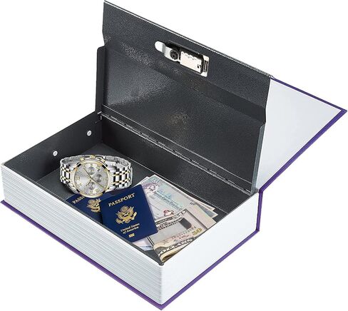 Diversion Book Safe by Funderstood, Safe Lock Box, Book Safe with Combo Lock, Portable Metal Safe Box, Book Safe, Secret Book Hidden Safe, 2.25" X 6.125" X 9.5" (Combo Lock, The Great Gatsby 1) in Saudi Arabia
