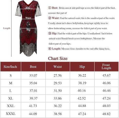 WILDPARTY 1920S Women Flapper Dress Sequin Dress V Neck Lace Fringed Dress Costume With Roaring 20s Accessories in Kuwait