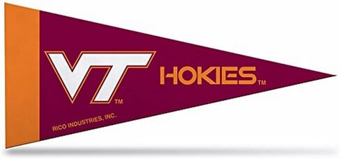 NCAA Virginia Tech Hokies ديكور كلاسيكي صغير مقاس 10.16 سم × 22.86 سم in Kuwait