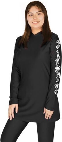 Plus Size Burkini Muslim Swimsuits for Women Modest Islamic Swimwear Long Sleeve Full Cover 3PCS Set Beachwear with Cap in Saudi Arabia