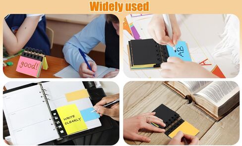 RHAWOM 12 Pads Mini Sticky Note Pads Sets,Hard Cover Cute Spiral Notepad with Variety Size,3 x 3.5 in ，Book Page Tabs Coil Post,Gifts for Work Friends Notebook Bulk 250 Count/Pad in Saudi Arabia
