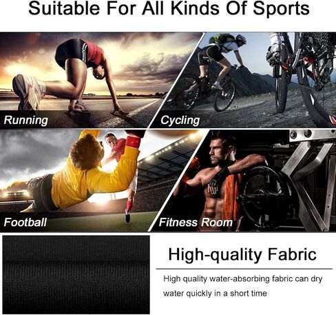 YUSHOW 3 Pack Compression Shorts Men Sports Underwear Base Layer Quick Dry Workout Running Shorts Cycling Workout Athletic in Saudi Arabia