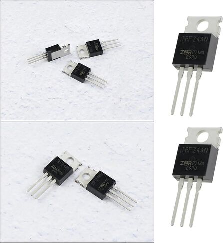 SING F LTD 20x N-Channel IRFZ44N MOSFET ترانزستور ESD مصنف إلى 220 49A 55V 3 Pin قوة مقوم دولية للصناعة المنزلية وDIY in Saudi Arabia