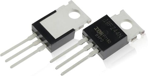 SING F LTD 20x N-Channel IRFZ44N MOSFET ترانزستور ESD مصنف إلى 220 49A 55V 3 Pin قوة مقوم دولية للصناعة المنزلية وDIY in Saudi Arabia
