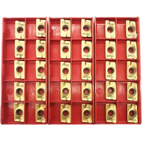 2inch R8-FMB22 Face Mill Arbor and BAP400R 50-22-4T 50mm/1.96" Face Milling Holder CNC End Mill Milling Shell Cutter with 10pcs APMT1604PDER R0.8 Shank Carbide Inserts in Kuwait