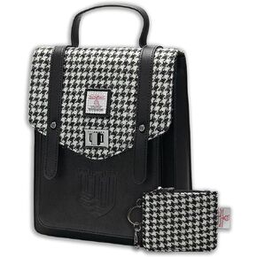 Islander Set from Harris Tweed Mini Carloway Backpack & Card Zip Wallet - Gift for Women in Saudi Arabia