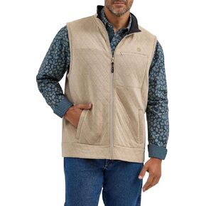 Wrangler Men's George Strait Tan Vest in Saudi Arabia