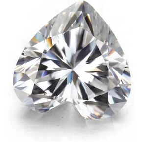 Loose Lab Grown CVD Diamond 8X8 MM Heart Shape Cut Excellent D Color IF Clarity GIE Certified Perfect for Making Fine Jewelry in Kuwait