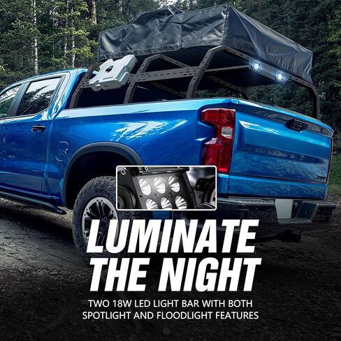 Adjustable Long Pickup Bed Racks Compatible with F150 F-250 F-350/ Silverado Sierra 1500/ 2500HD/ 3500HD/ Titan/Ram 1500/2500/3500/ Chevy S-10/ Sonoma/Lincoln Mark LT/Tundra/Dakota/Ranger in Saudi Arabia