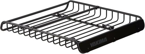 Yakima MegaWarrior Large Sized Heavy Duty Steel Cargo Basket Roof Rack with Universal Mounting Hardware for All Yakima Streamline Crossbars, Black in Saudi Arabia