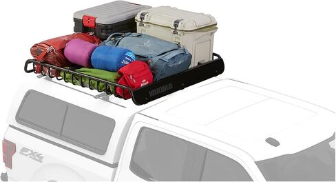 Yakima MegaWarrior Large Sized Heavy Duty Steel Cargo Basket Roof Rack with Universal Mounting Hardware for All Yakima Streamline Crossbars, Black in Saudi Arabia