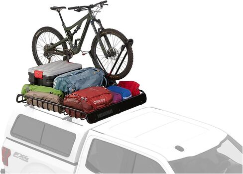 Yakima MegaWarrior Large Sized Heavy Duty Steel Cargo Basket Roof Rack with Universal Mounting Hardware for All Yakima Streamline Crossbars, Black in Saudi Arabia