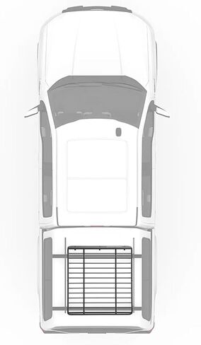 Yakima MegaWarrior Large Sized Heavy Duty Steel Cargo Basket Roof Rack with Universal Mounting Hardware for All Yakima Streamline Crossbars, Black in Saudi Arabia