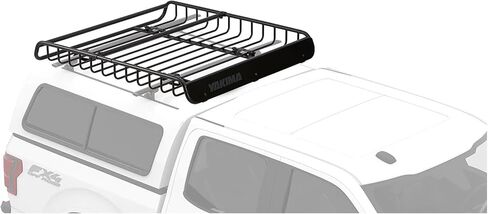 Yakima MegaWarrior Large Sized Heavy Duty Steel Cargo Basket Roof Rack with Universal Mounting Hardware for All Yakima Streamline Crossbars, Black in Saudi Arabia