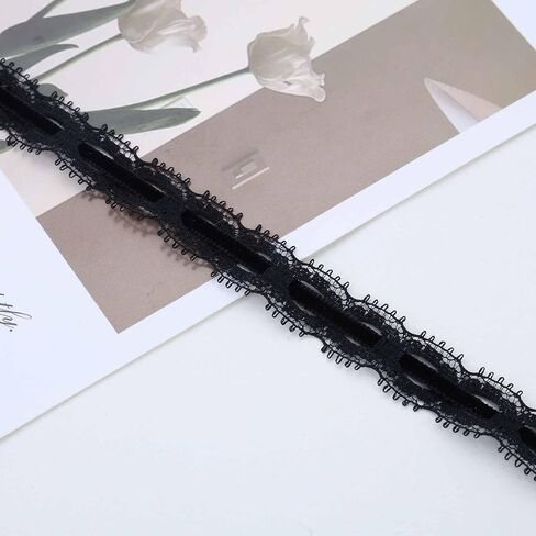 Vintage Hollow Lace Choker Necklace Black Tulle Lace Necklaces Long Satin Tail Tie Up Choker Necklaces Bow Tie Up Necklace Chain Jewelry for Women in Saudi Arabia