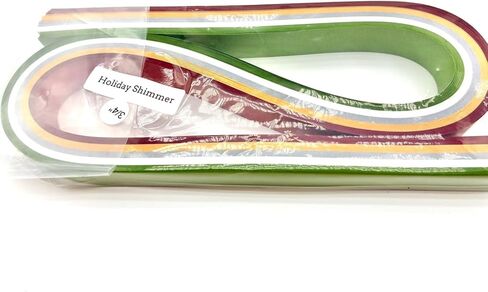 3/4" Shimmer Holiday~Paper Strips for German, Froebel, Moravian Stars Weaving Origami Christmas Ornaments DIY in Kuwait