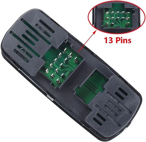 Electric Power Window Switch with 13 Pins 0025452013 0045455913 A0025452013 1Pcs in Saudi Arabia