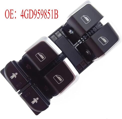 4G0959851 4G09598515PR مفتاح رفع نافذة الطاقة الرئيسي 4GD959851B 1 قطعة in Saudi Arabia