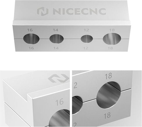 NICECNC دراجة نارية 12/14/16/18 مللي متر مهاوي الصدمات الخلفية عقد المشبك أداة امتصاص الصدمات مغزل تركيبات in Saudi Arabia