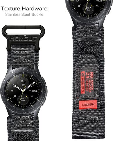 حزام ساعة سريع الإصدار متوافق مع Garmin Forerunner 55/165/165 Music/158/245/ForeAthlete 245 Music/Forerunner 645/ForeAthlete 645 Music، GarminActive 5، أساور معصم بديلة من النايلون in Kuwait