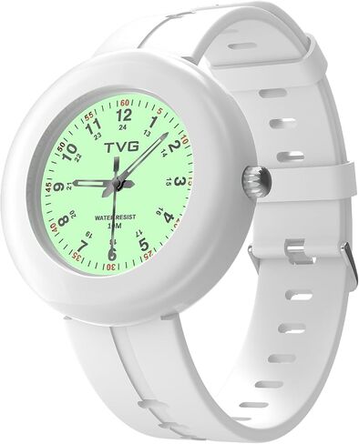 TVG Men's Watch, Sports Outdoor Waterproof Military Watch, Waterproof Rubber Silicone Strap Calendar LED Analog Watch, Multi-Function Tactical Alarm Stopwatch in Saudi Arabia
