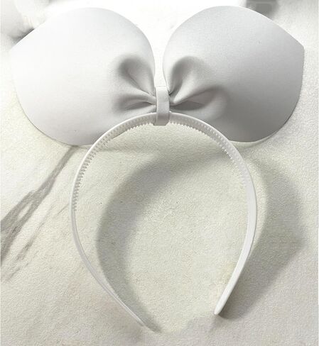 Music cosplay props headphones Hairpin headwear, 3 characters, Hairclip headphone, blue hair Future Costume Headwear Earphone (R Grey Wideclip) in Saudi Arabia