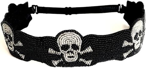 Skull and Crossbones Hat Band in Saudi Arabia