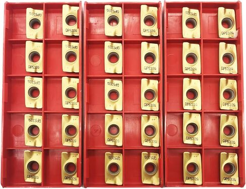 2inch R8-FMB22 Face Mill Arbor and BAP400R 50-22-4T 50mm/1.96" Face Milling Holder CNC End Mill Milling Shell Cutter with 10pcs APMT1604PDER R0.8 Shank Carbide Inserts in Kuwait